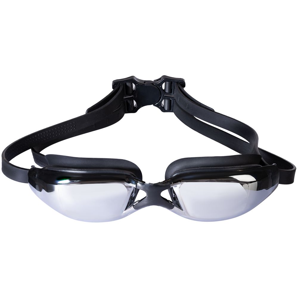 Очки для плавания зеркальные Underwater, черные — изображение 3