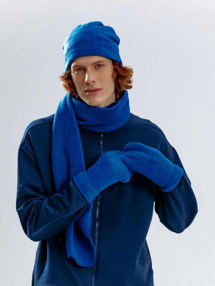 Шарф Fleecy, ярко-синий — изображение 9