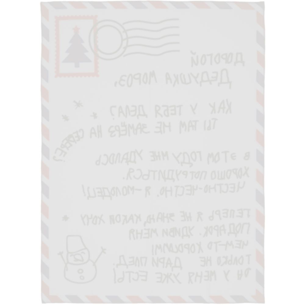 Флисовый плед «Письмо Деду Морозу» — изображение 3