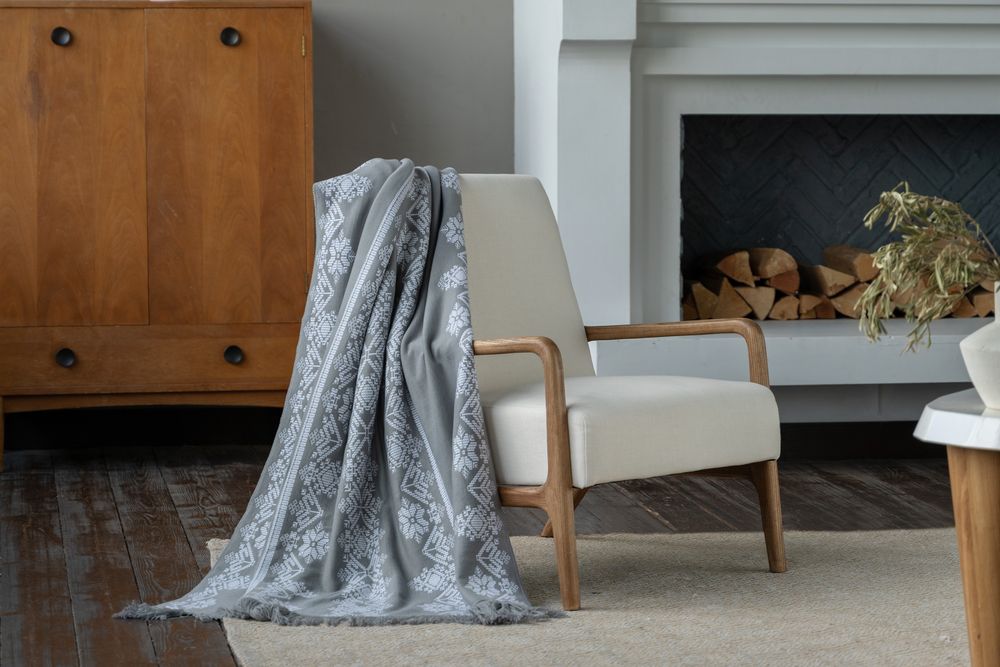 Плед Onego, серый — изображение 9