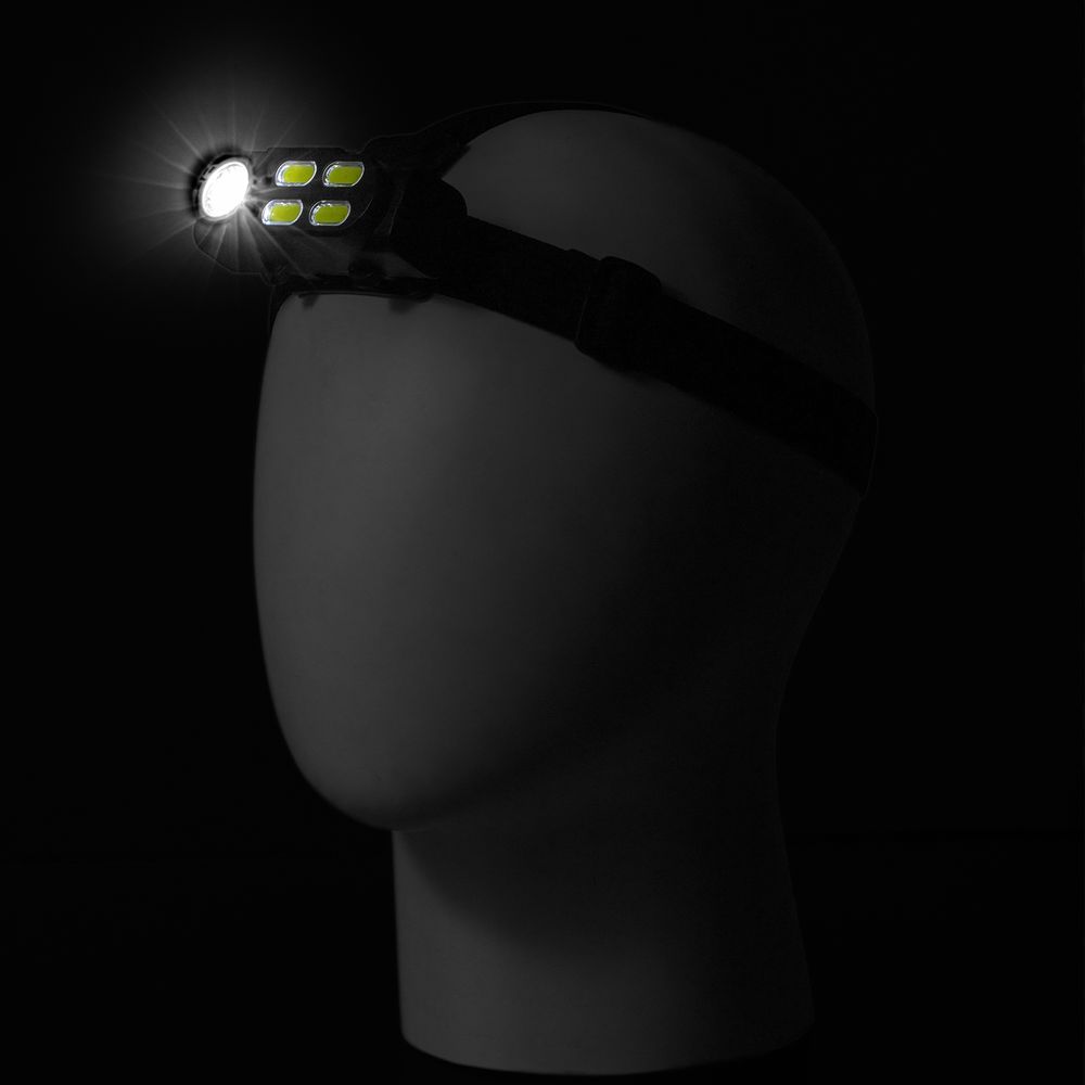 Налобный фонарик аккумуляторный Alnes, черный — изображение 15