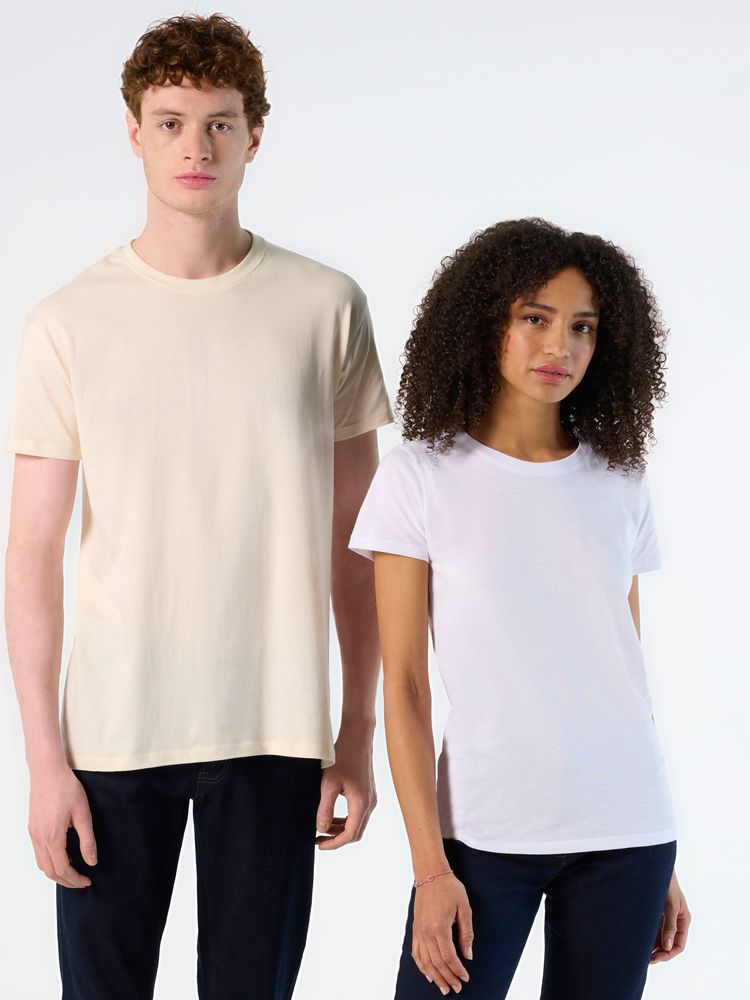 Футболка унисекс Regent 150, светло-бежевая (неокрашенная) — изображение 13