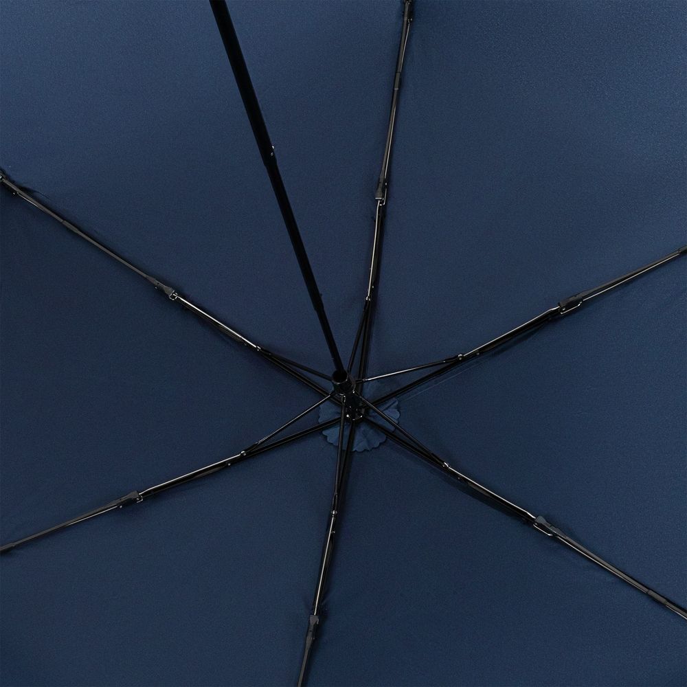 Зонт складной Zero Large, темно-синий — изображение 4