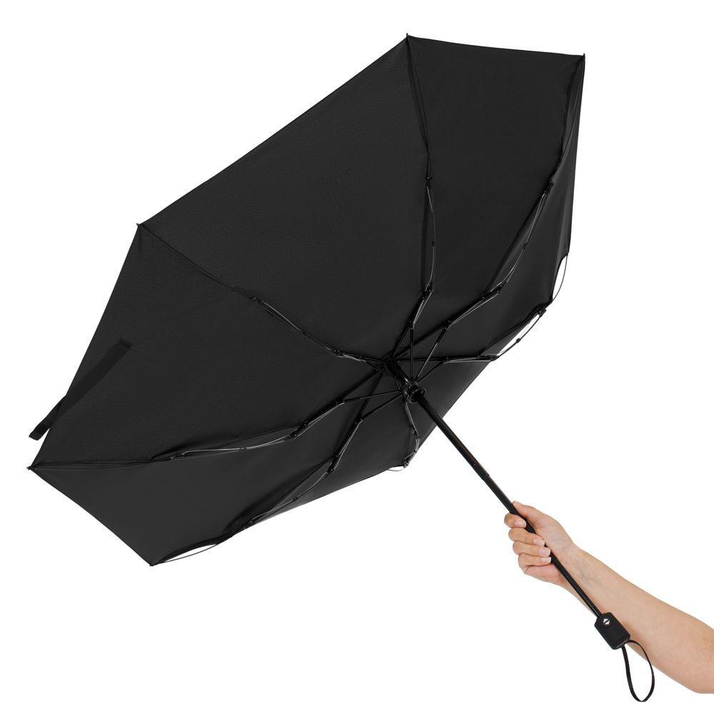 Зонт складной Zero Magic Large, черный — изображение 6