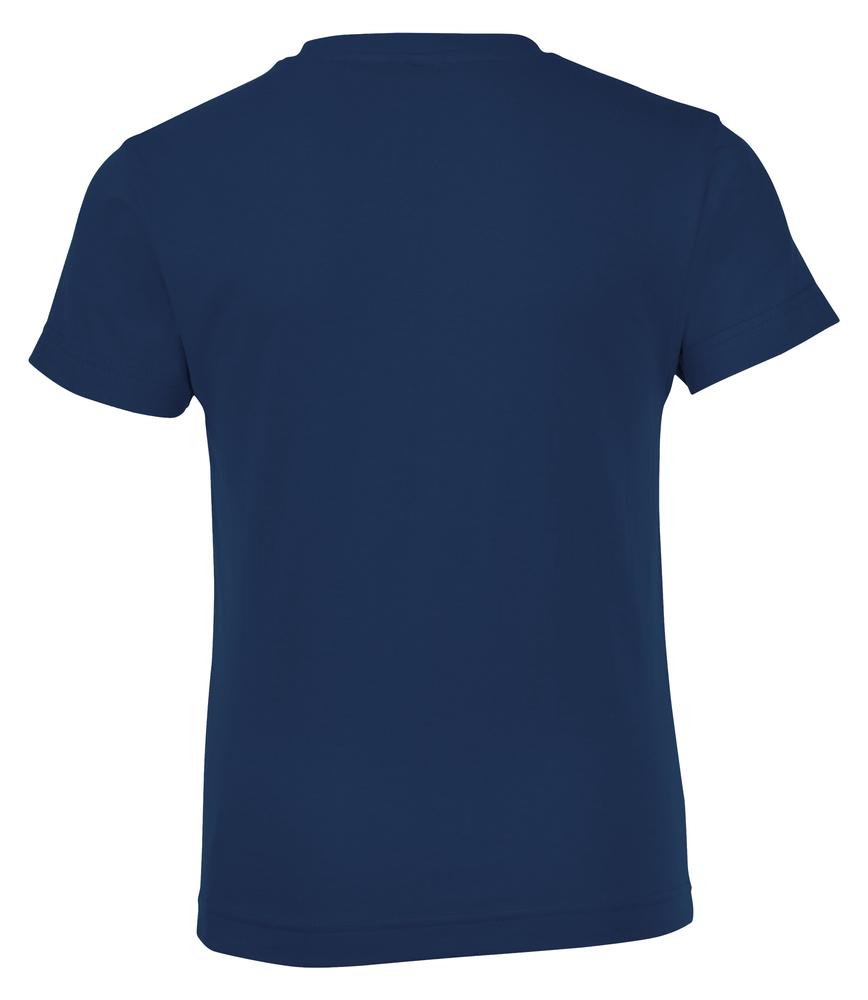 Футболка детская Regent Fit Kids, кобальт (темно-синяя) — изображение 3