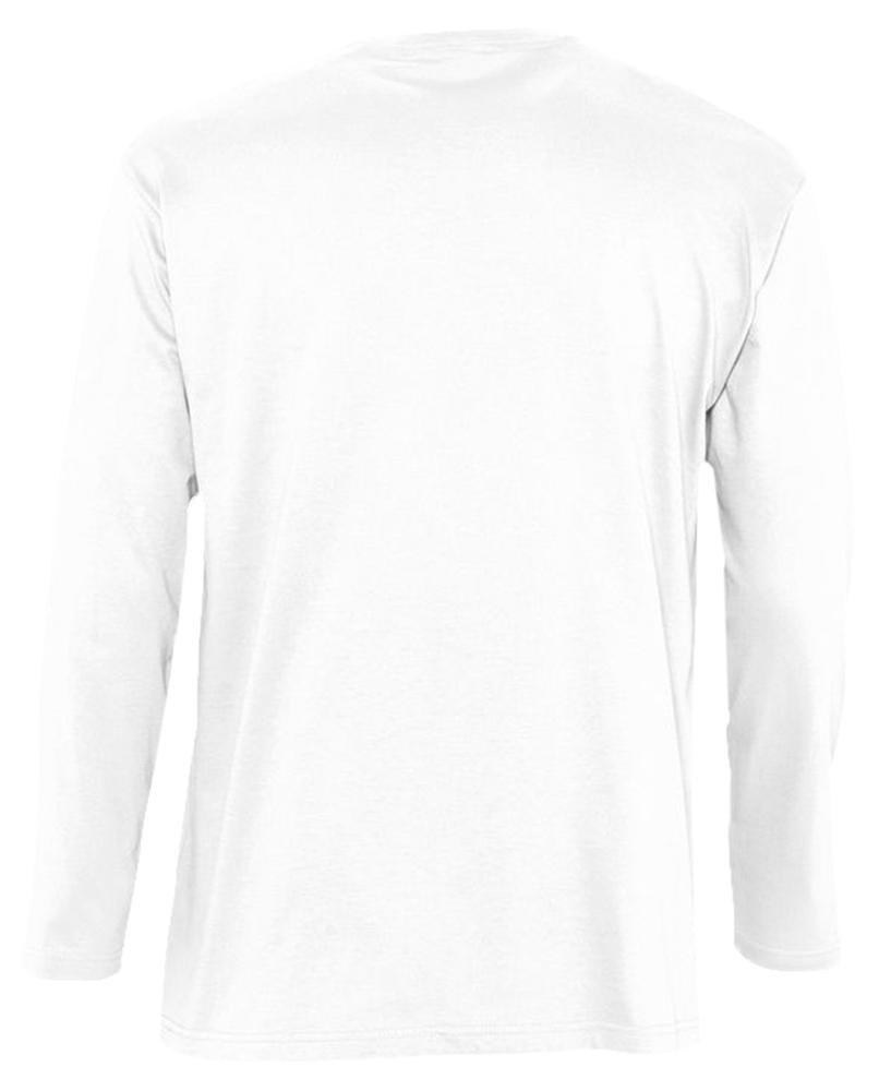 Футболка с длинным рукавом Monarch 150, белая — изображение 3