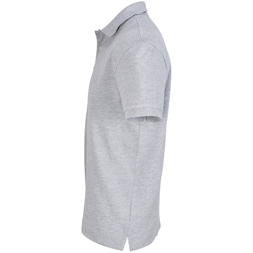 Рубашка поло унисекс Pacific, серый меланж — изображение 4