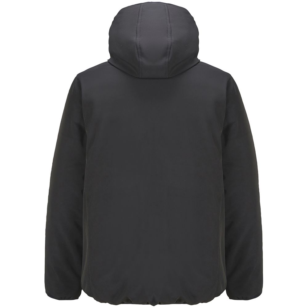 Куртка софтшелл с капюшоном мужская Falcon Men, черная — изображение 3