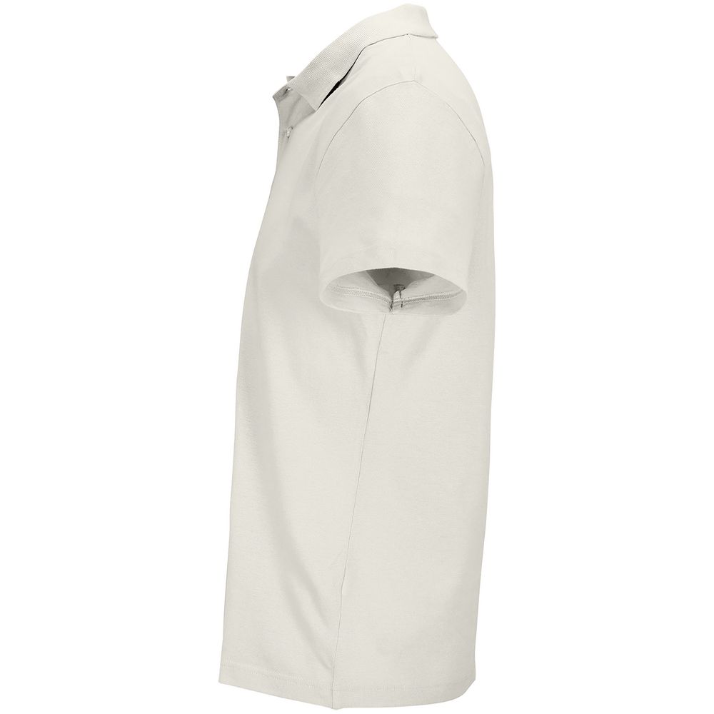 Рубашка поло унисекс Pulse, молочно-белая — изображение 4