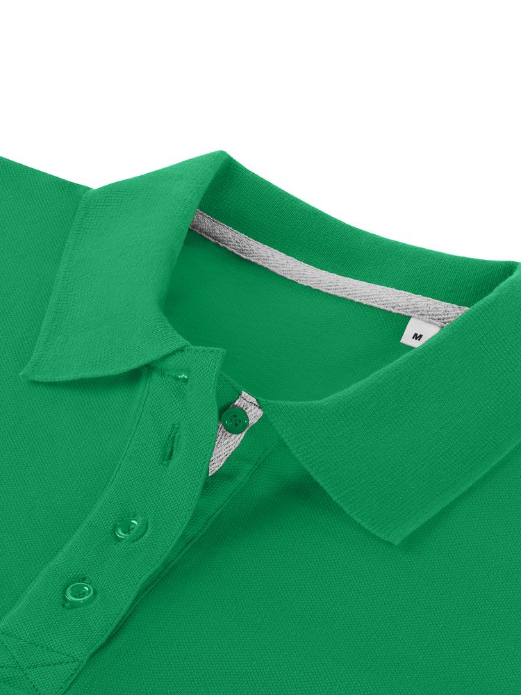 Рубашка поло женская Virma Premium Lady, зеленая — изображение 4