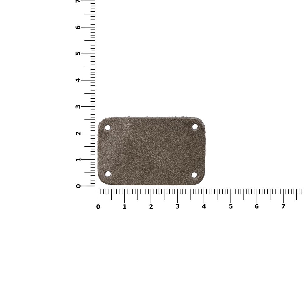 Лейбл кожаный Beta, S, серый — изображение 4