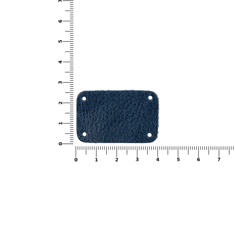 Лейбл кожаный Beta, S, синий — изображение 4