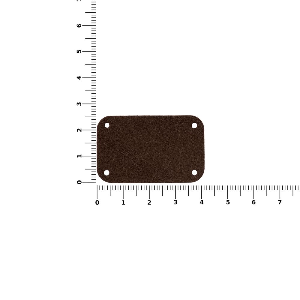 Лейбл Etha Nubuсk, S, темно-коричневый — изображение 3