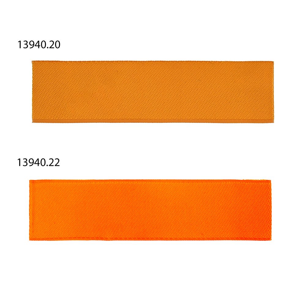 Лейбл тканевый Epsilon, S, оранжевый — изображение 5