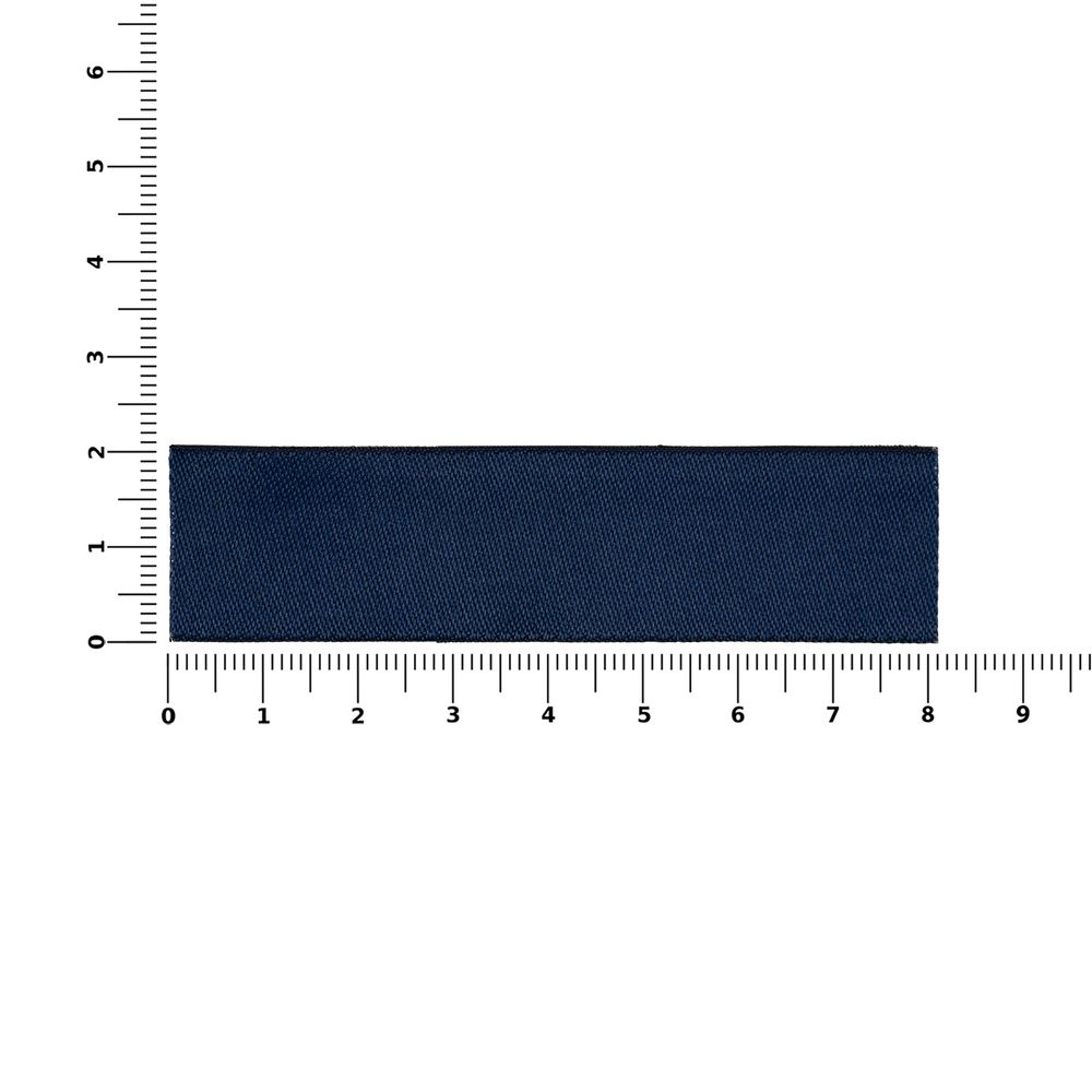 Лейбл тканевый Epsilon, S, темно-синий — изображение 4