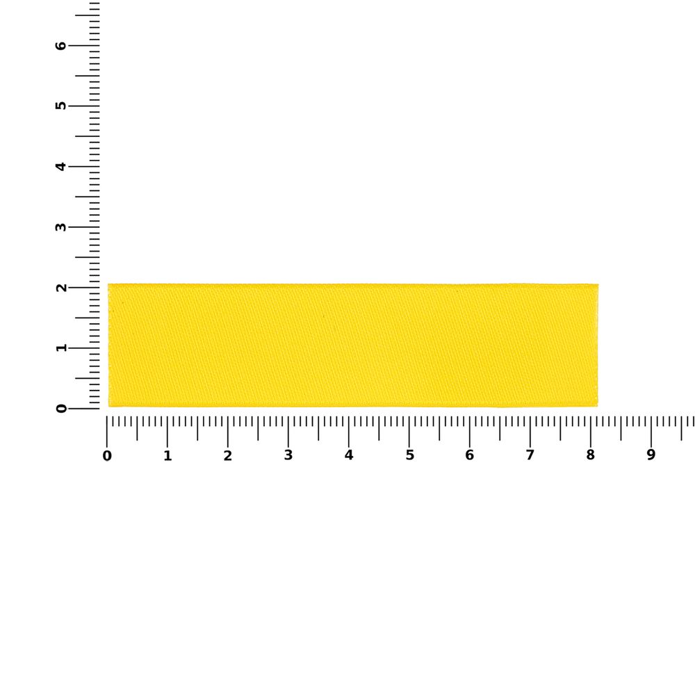 Лейбл тканевый Epsilon, S, желтый — изображение 4
