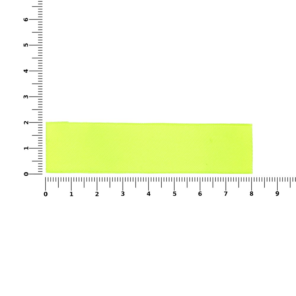 Лейбл тканевый Epsilon, S, желтый неон — изображение 4