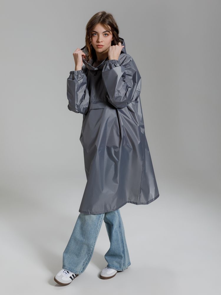 Дождевик-анорак Alatau, серый, единый размер — изображение 12