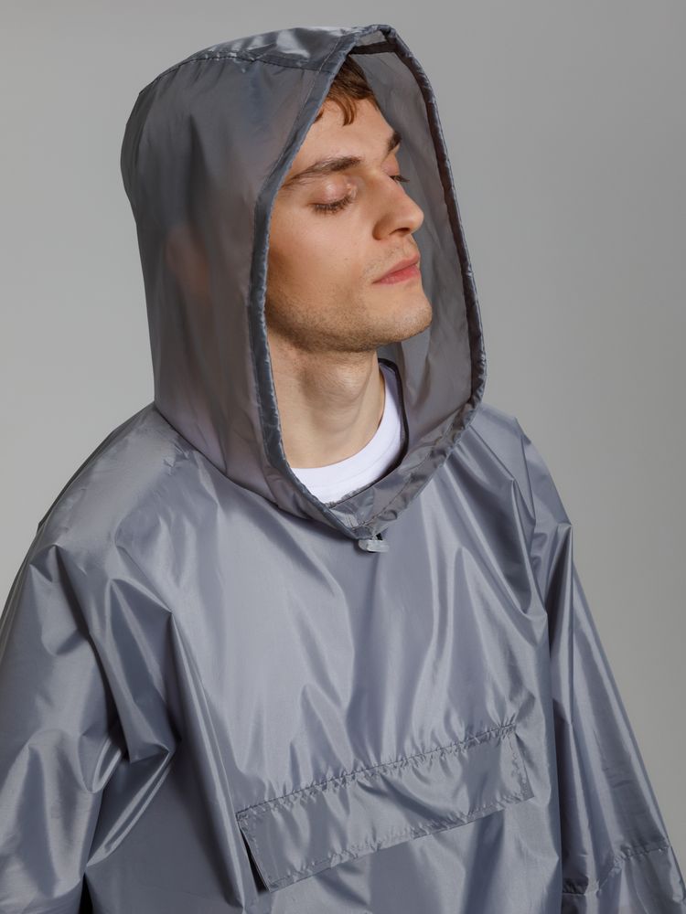 Дождевик-анорак Alatau, серый, единый размер — изображение 8