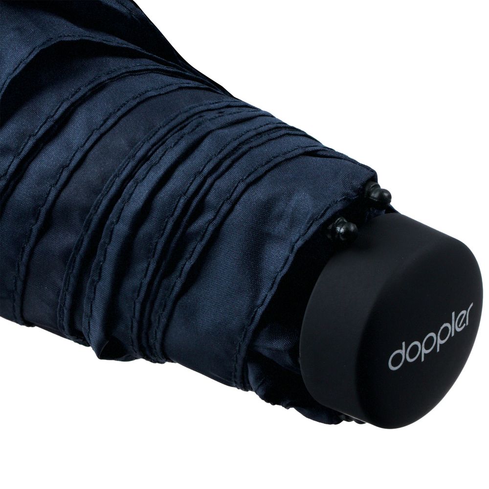 Зонт складной Zero Large, темно-синий — изображение 8