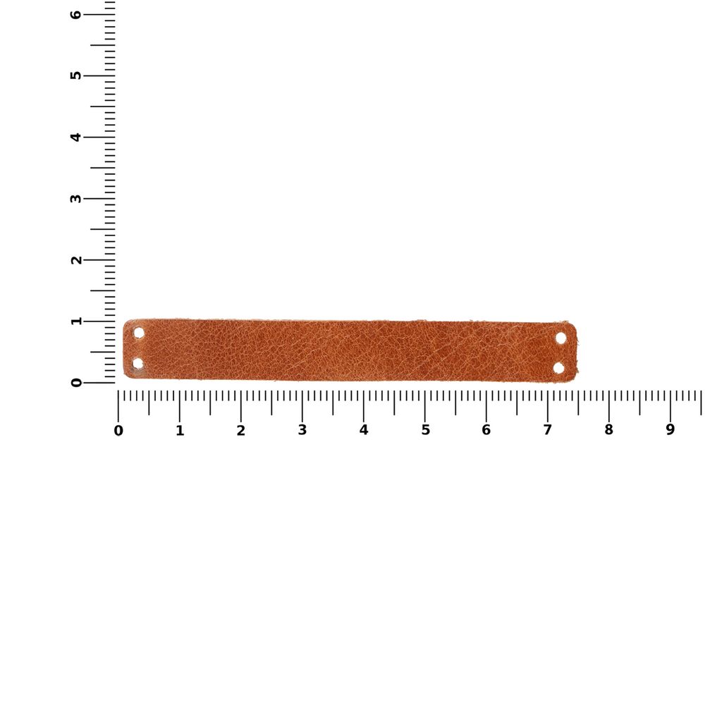 Лейбл кожаный Gimel, S, горчичный — изображение 4