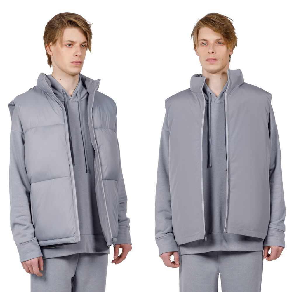 Жилет двусторонний V2, серый — изображение 8