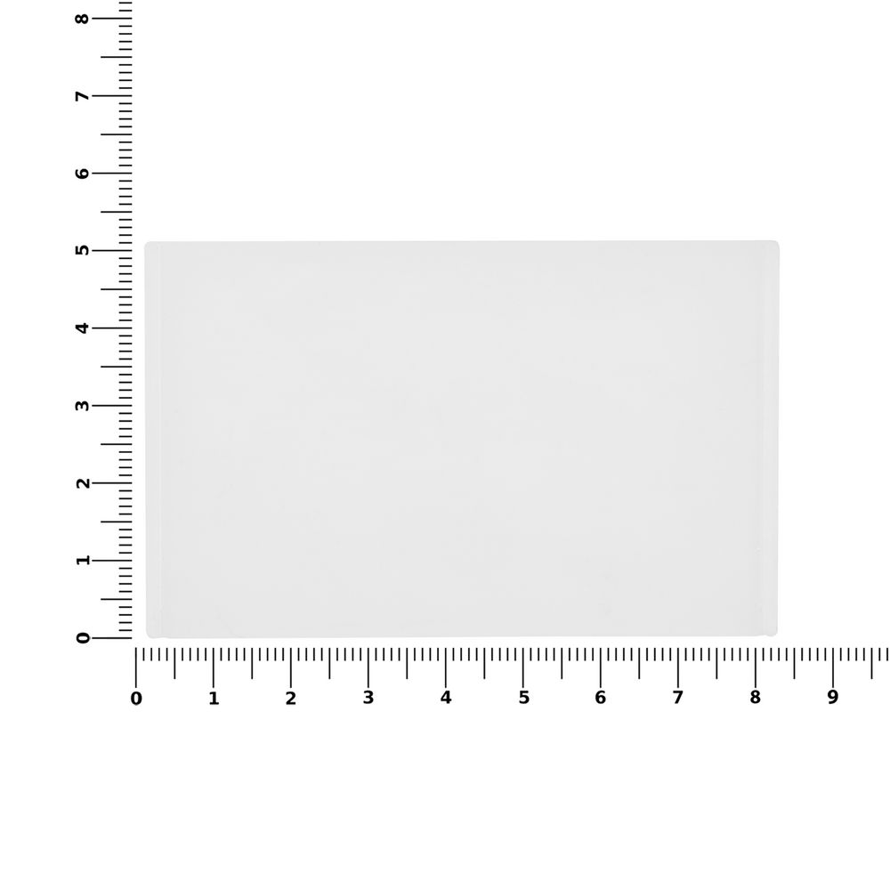 Лейбл из ПВХ Dzeta, ХL, прозрачный — изображение 3