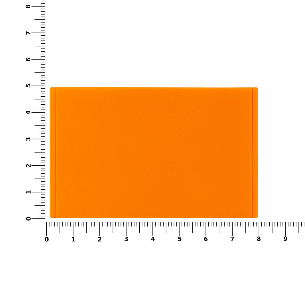 Лейбл из ПВХ Dzeta, ХL, оранжевый неон — изображение 3