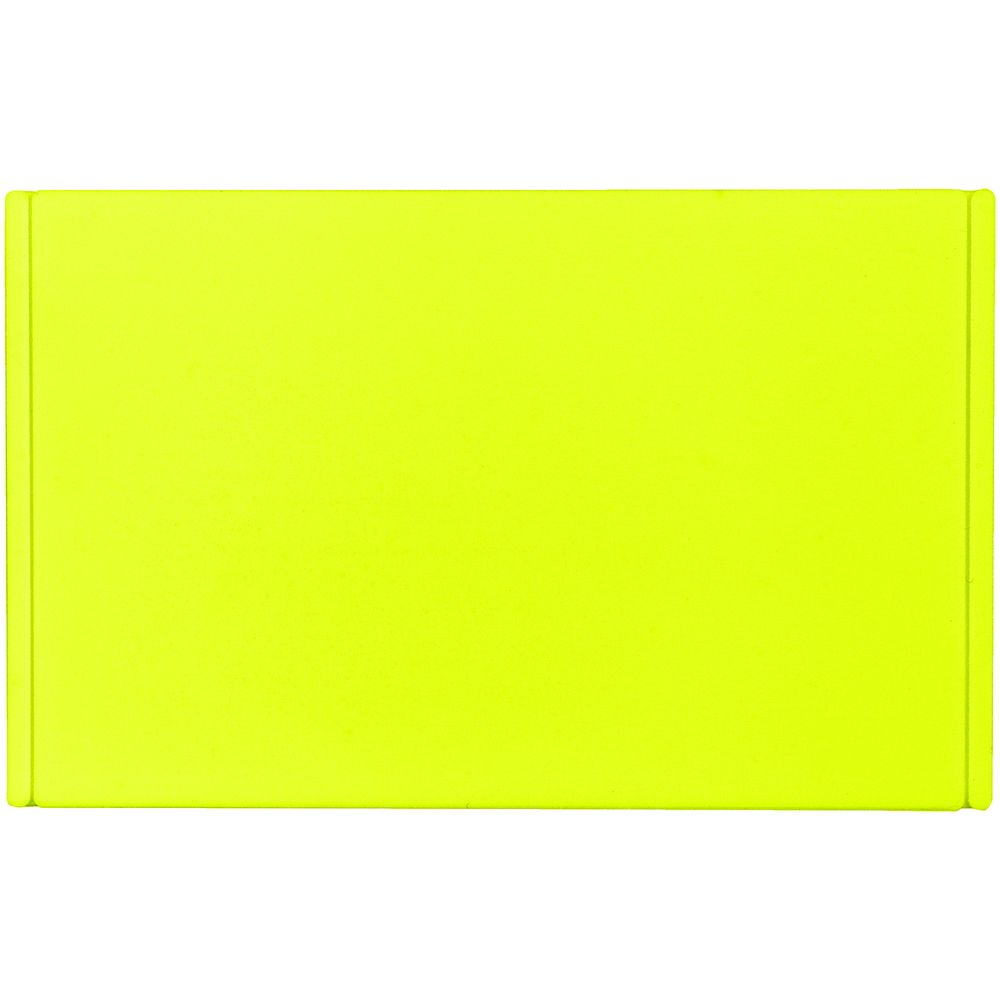 Лейбл из ПВХ Dzeta, ХL, желтый неон