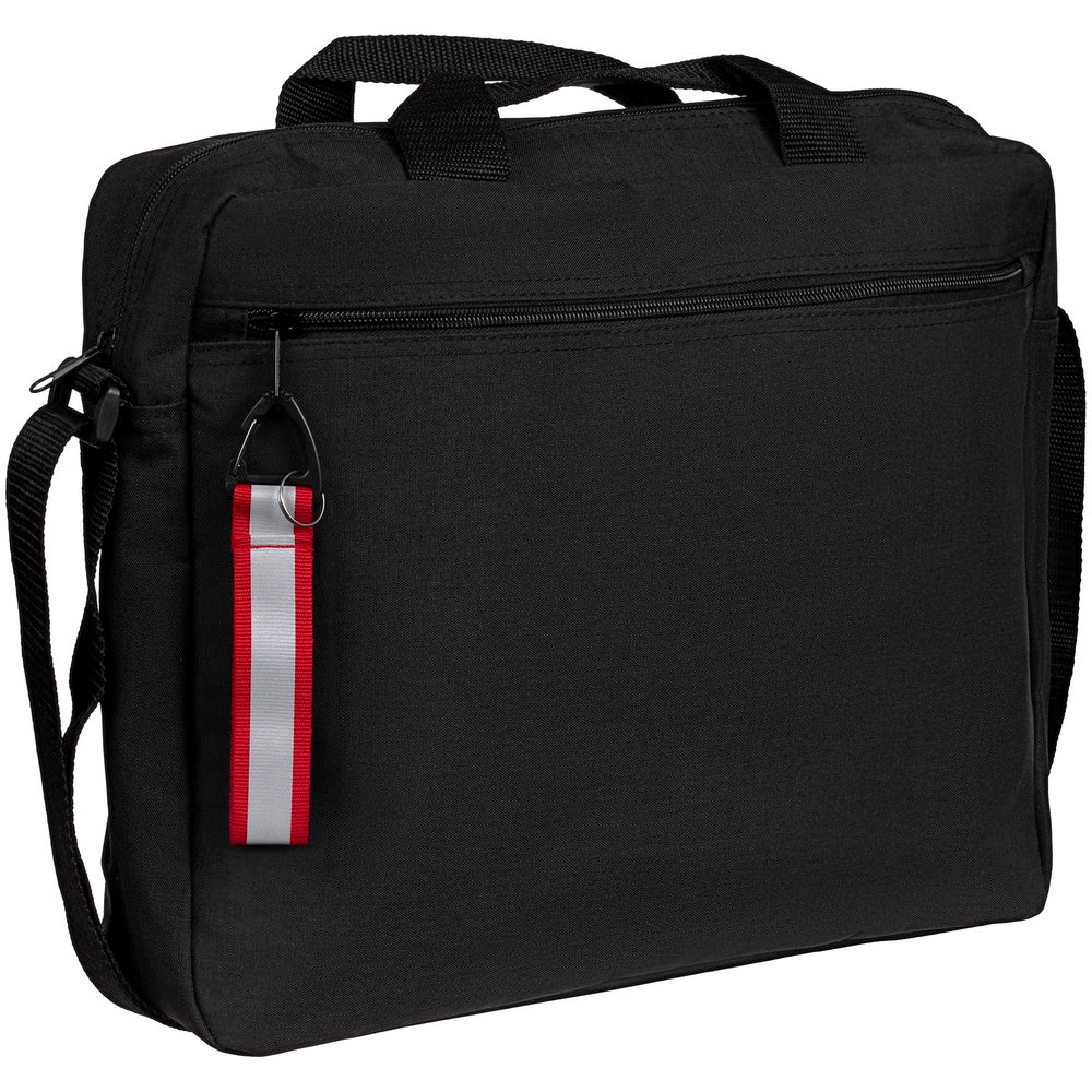 Светоотражающий брелок Flashline, серый с красным — изображение 7