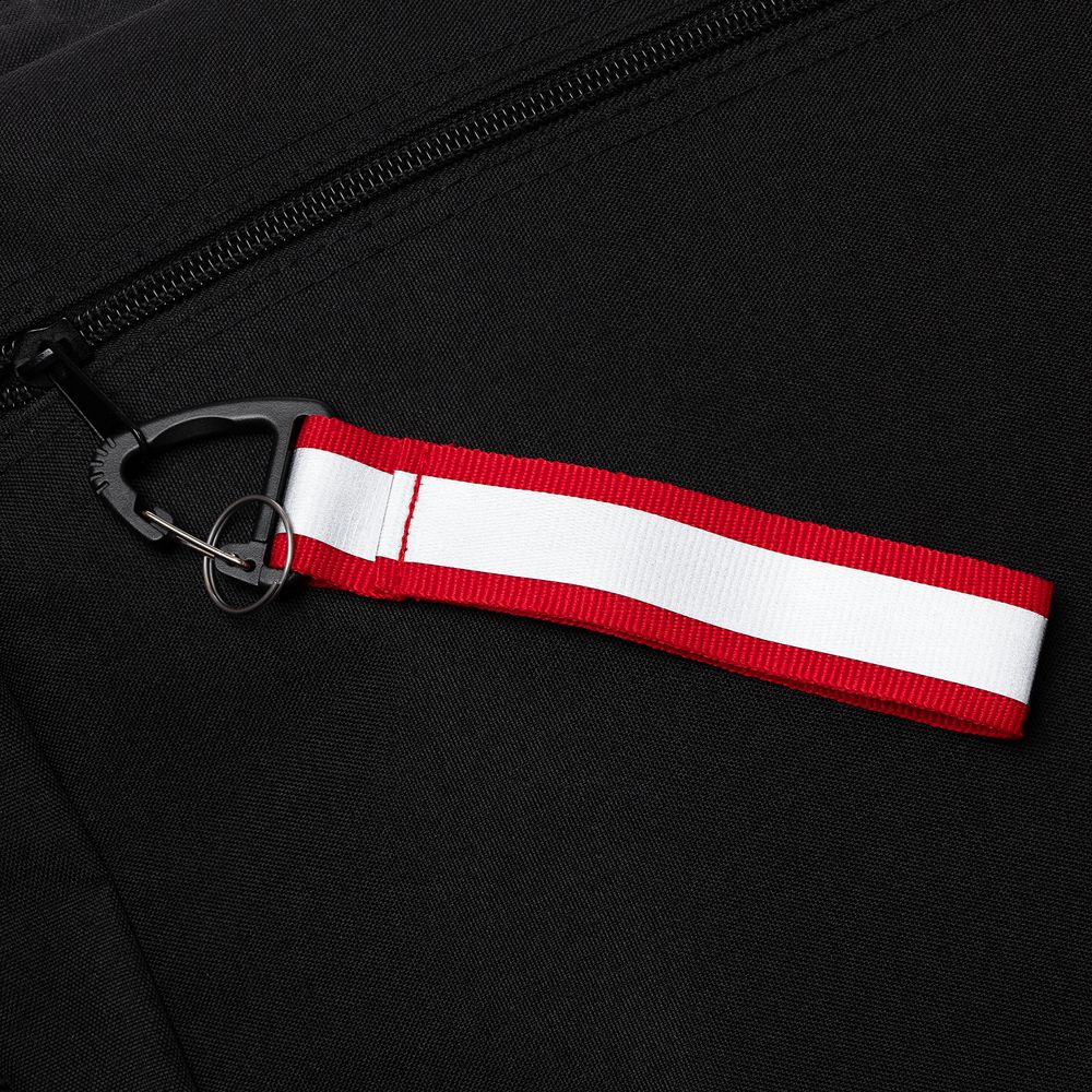 Светоотражающий брелок Flashline, серый с красным — изображение 8