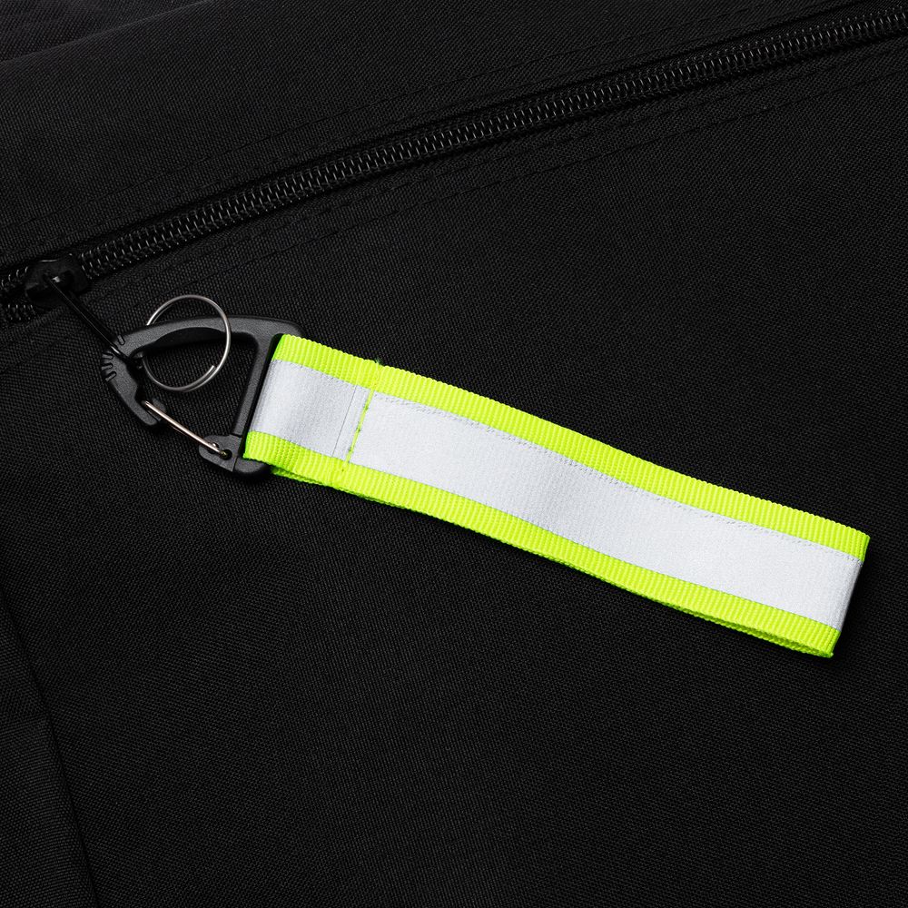 Светоотражающий брелок Flashline, серый с зеленым — изображение 8