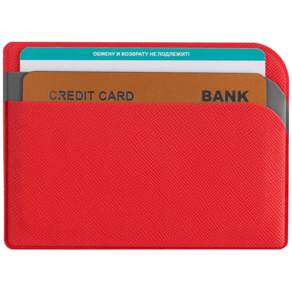 Чехол для карточек Dual, красный — изображение 5