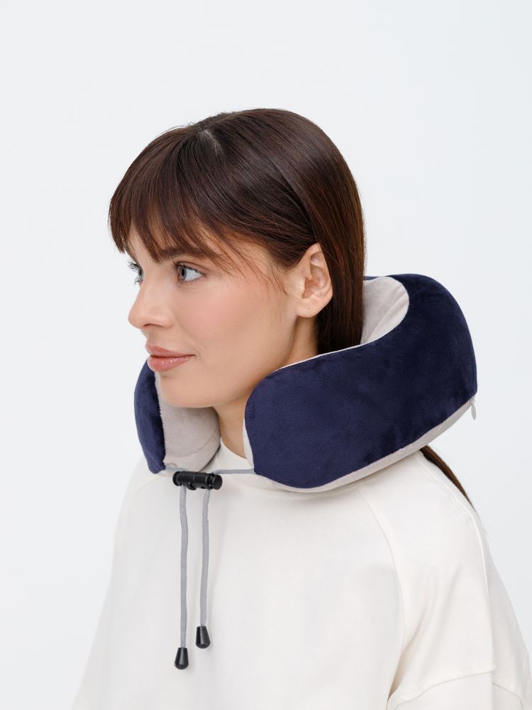 Дорожная подушка-массажер inRelax, синяя — изображение 19