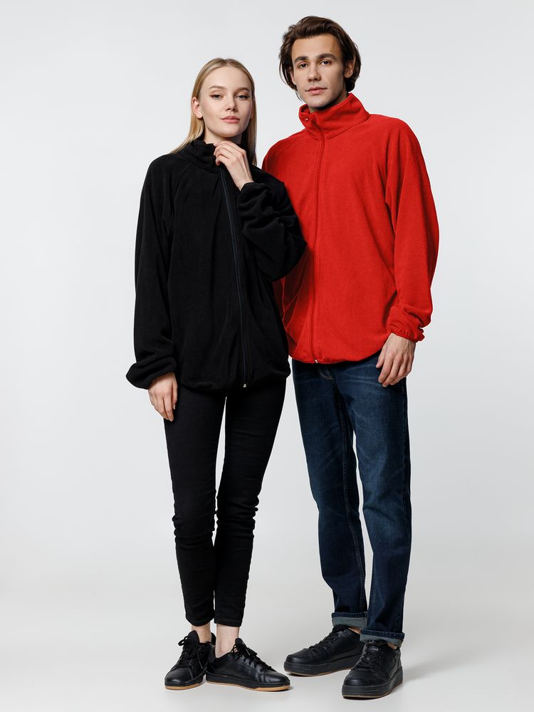 Куртка флисовая унисекс Fliska, красная — изображение 10