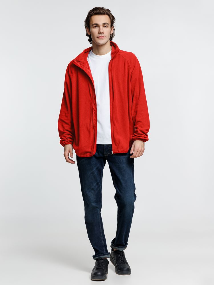 Куртка флисовая унисекс Fliska, красная — изображение 9