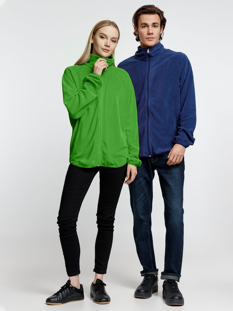 Куртка флисовая унисекс Fliska, зеленое яблоко — изображение 9