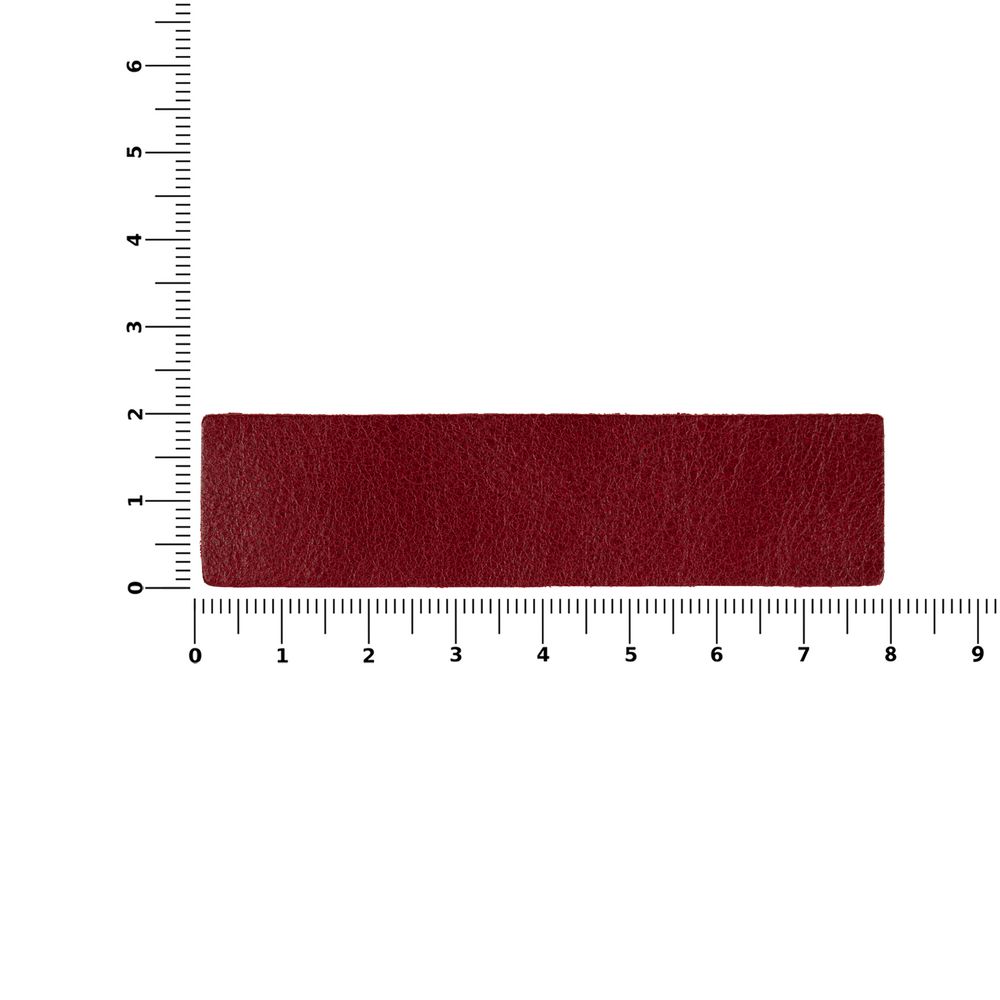 Лейбл кожаный Pasek, красный — изображение 4