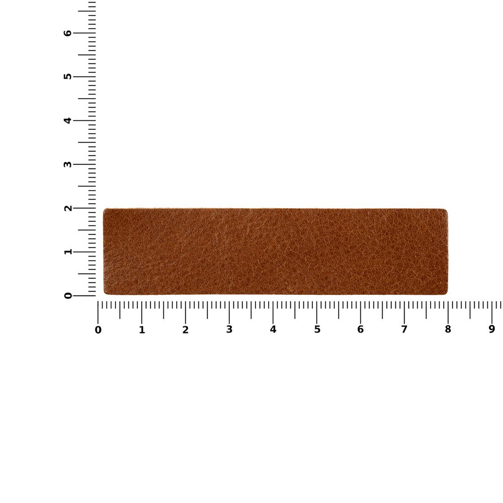 Лейбл кожаный Pasek, горчичный — изображение 4