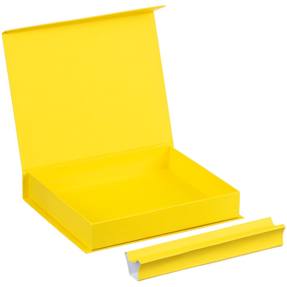 Коробка Duo под ежедневник и ручку, желтая — изображение 4