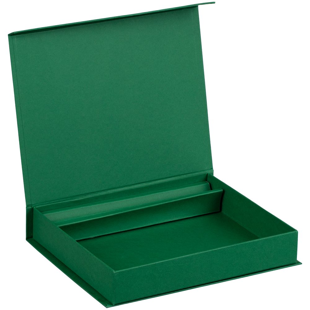 Коробка Duo под ежедневник и ручку, зеленая — изображение 3