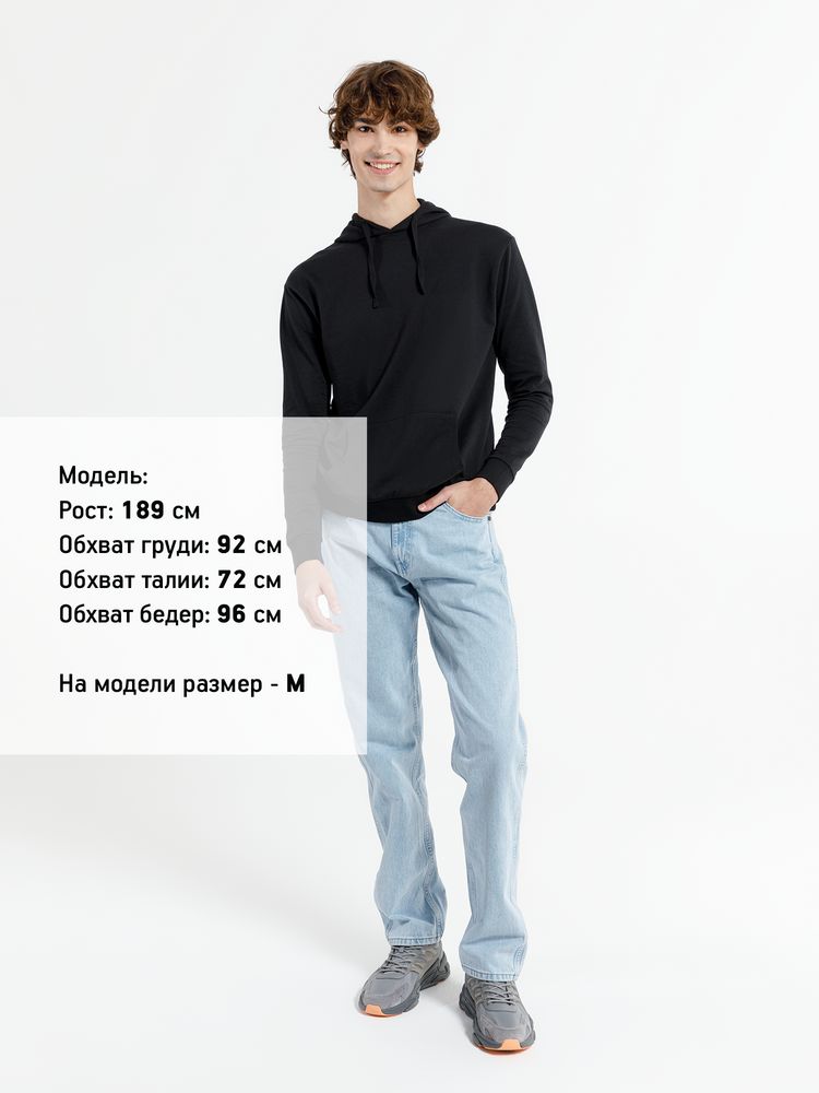 Худи унисекс Westray, черное — изображение 12