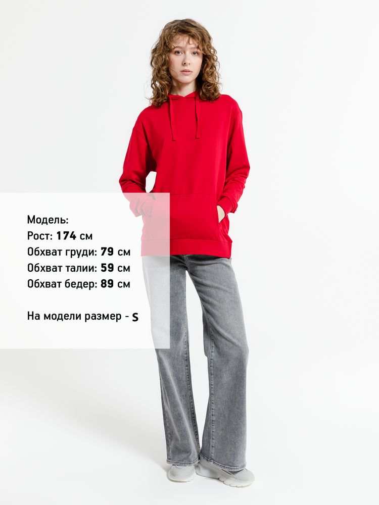 Худи унисекс Westray, красное — изображение 12