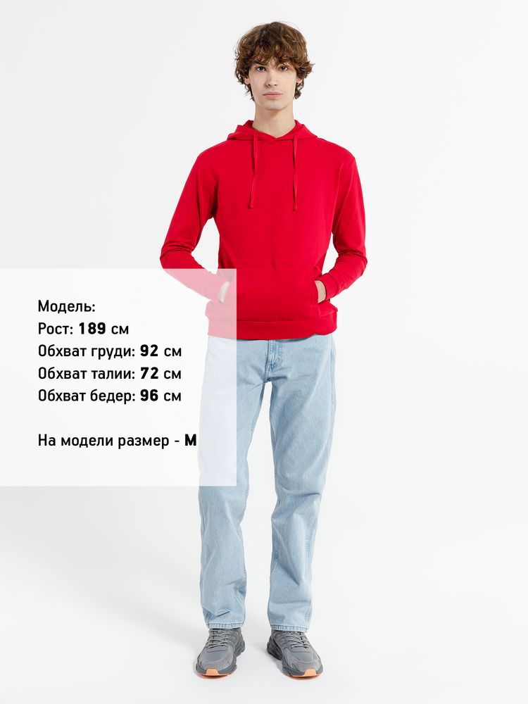 Худи унисекс Westray, красное — изображение 7