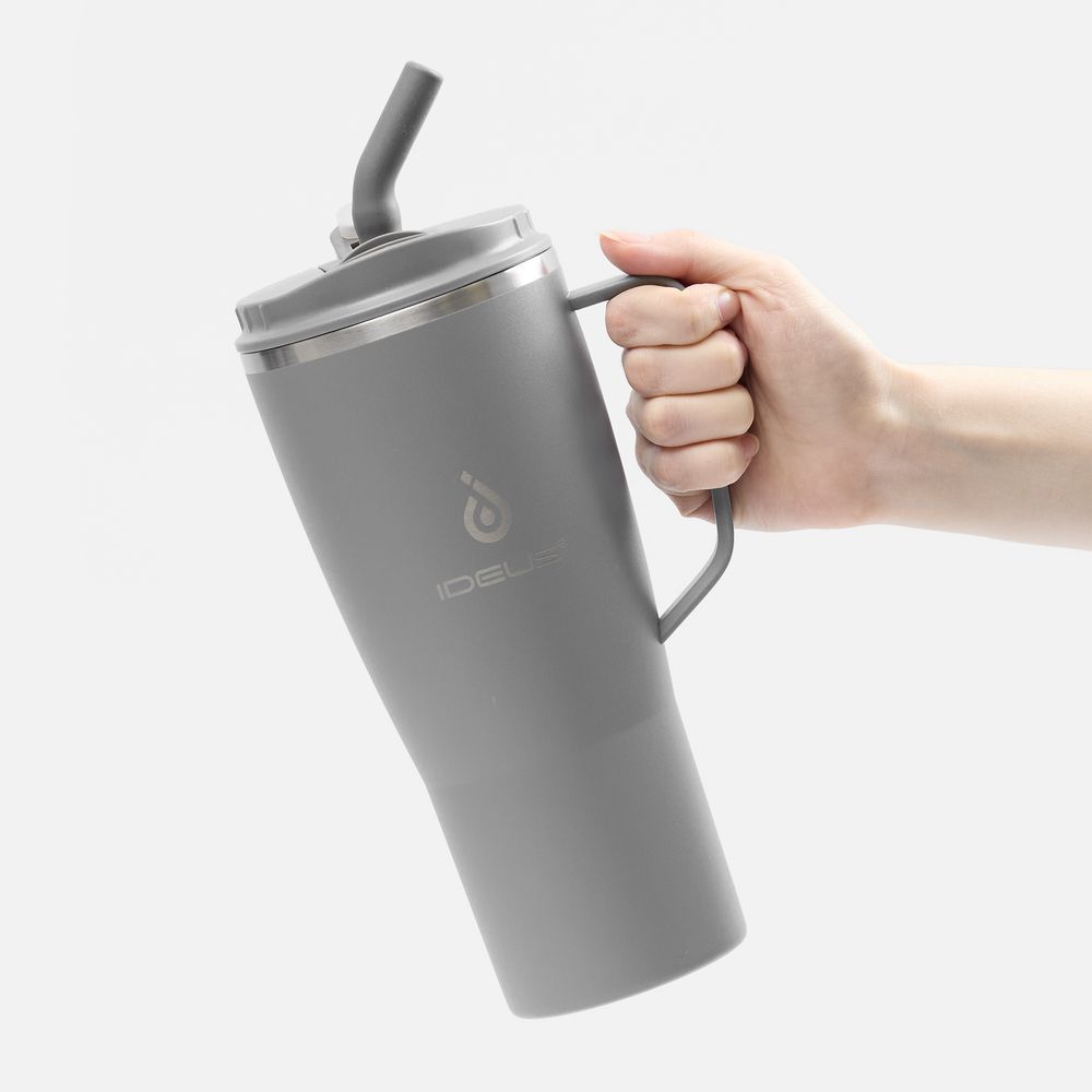 Термостакан Kasumigaoka, серый — изображение 11