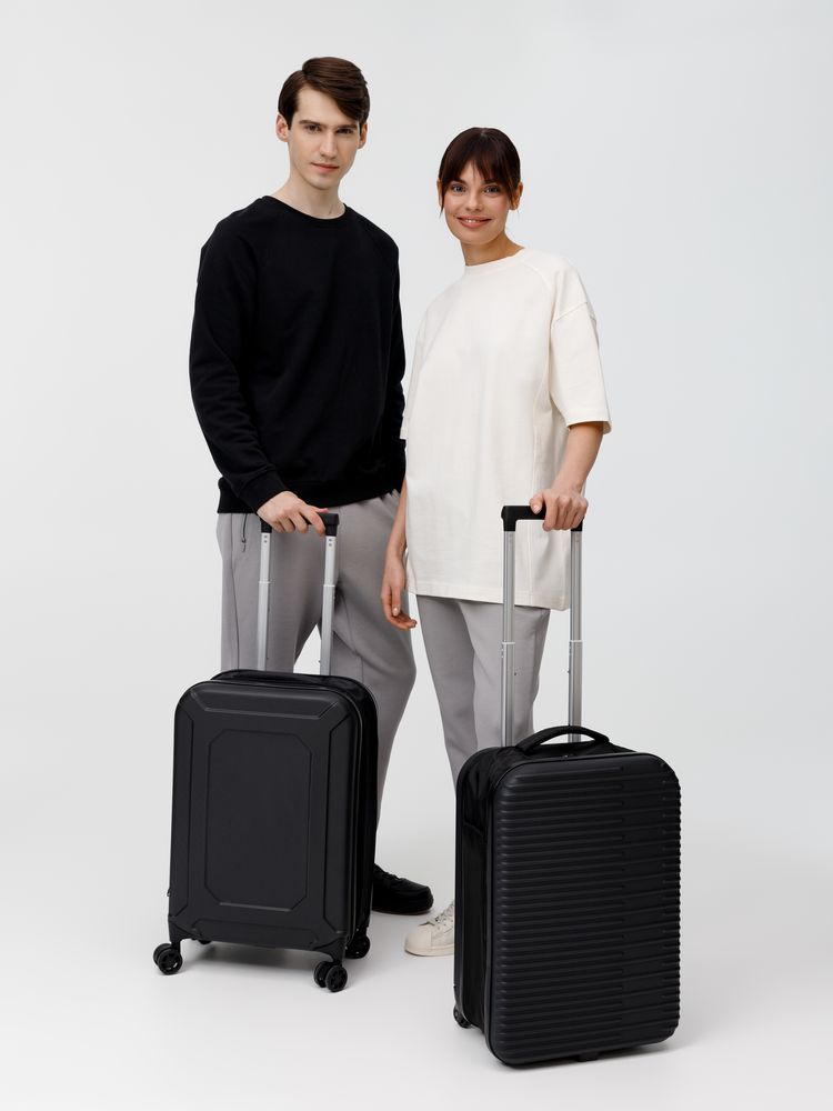 Чемодан Platta, черный — изображение 20