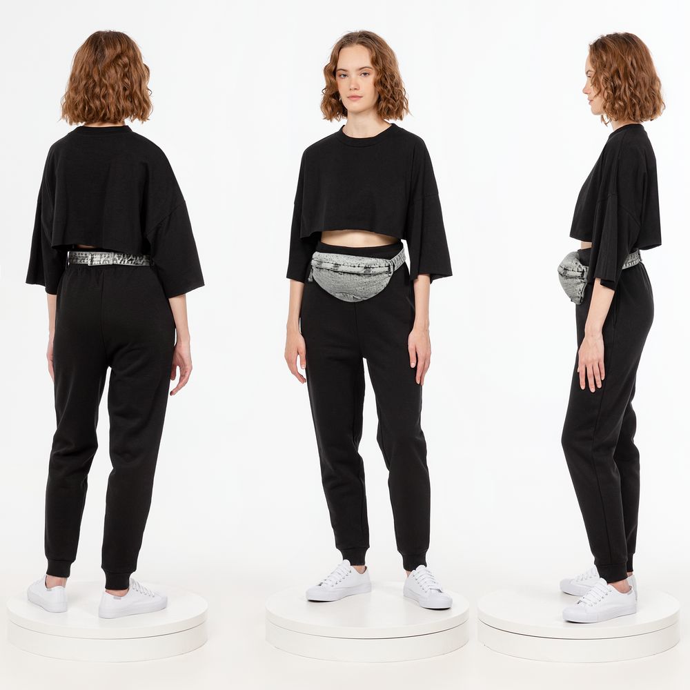 Поясная сумка W6, серая — изображение 7