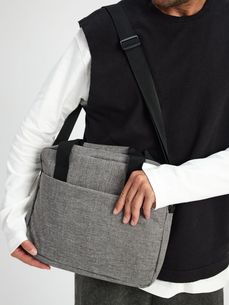 Сумка для ноутбука Delegate, серая — изображение 9
