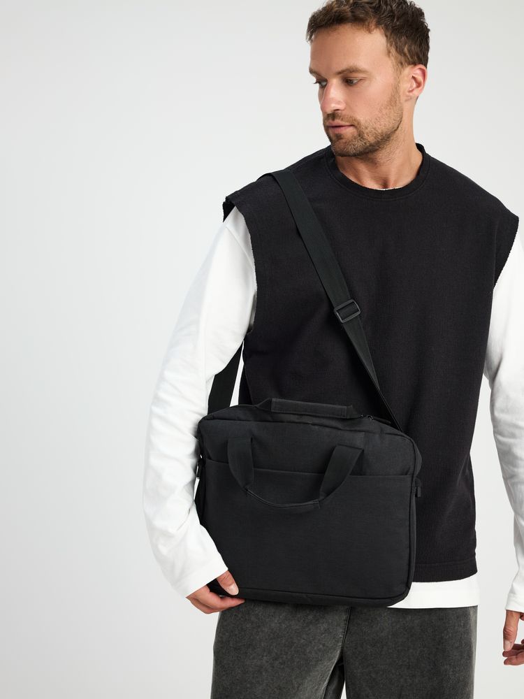 Сумка для ноутбука Delegate, черная — изображение 11