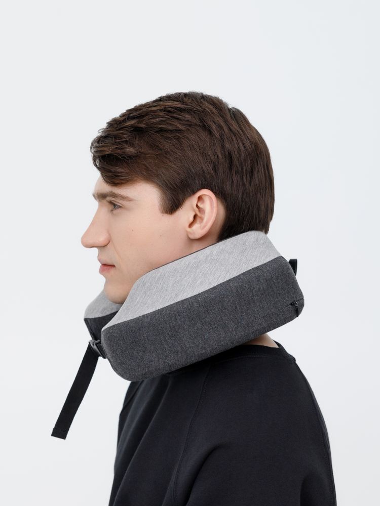 Дорожная подушка Piligrim, серая — изображение 15